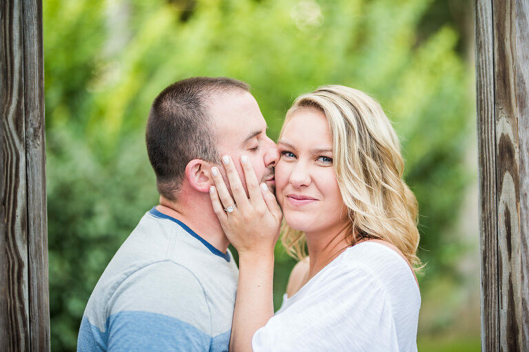 couple holding each other Kaitlyn Ferris engaged 