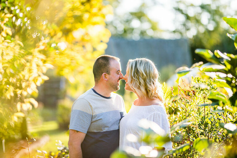 couple in golden hour light Kaitlyn Ferris engaged 