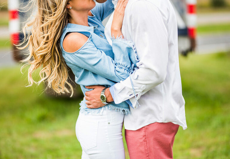 silhouettes romantic engagement