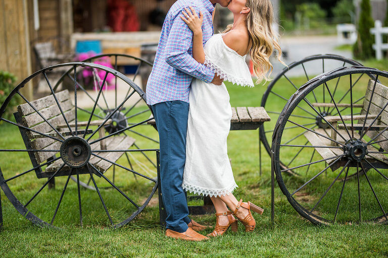 kiss romantic engagement