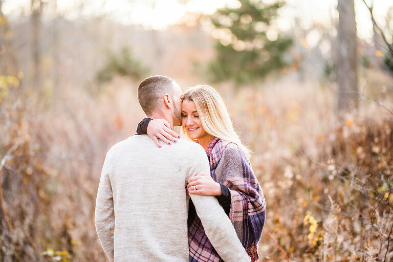 Fall Foliage Engagement Session Kaitlyn Ferris Photography Long Island Wedding and Engagement Photographer
