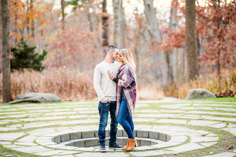 Fall Foliage Engagement Session Kaitlyn Ferris Photography Long Island Wedding and Engagement Photographer