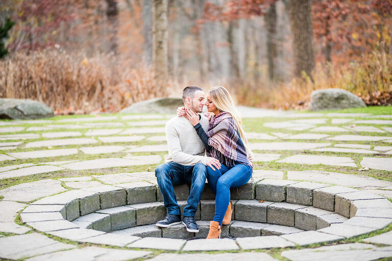 Fall Foliage Engagement Session Kaitlyn Ferris Photography Long Island Wedding and Engagement Photographer