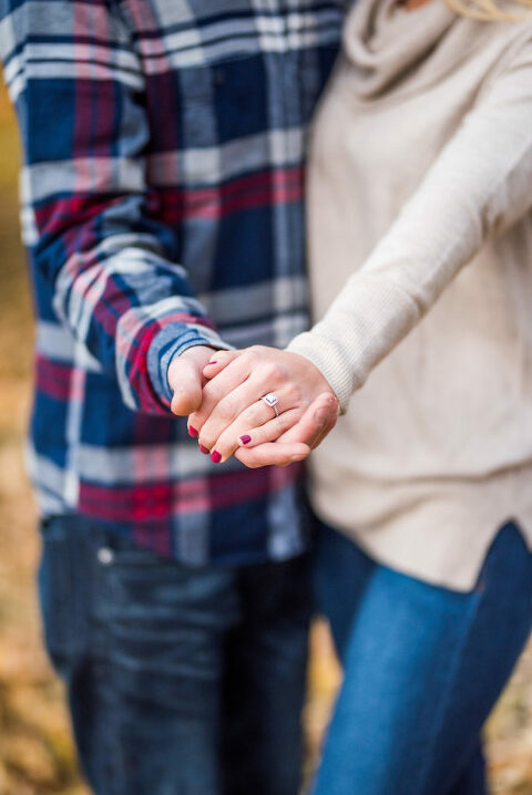Fall Foliage Engagement Session Kaitlyn Ferris Photography Long Island Wedding and Engagement Photographer