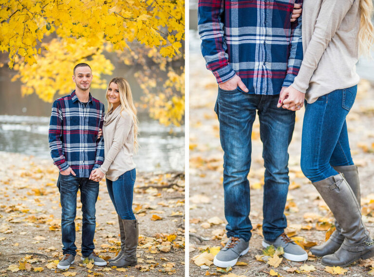 Fall Foliage Engagement Session Kaitlyn Ferris Photography Long Island Wedding and Engagement Photographer