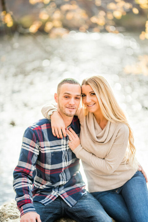 Fall Foliage Engagement Session Kaitlyn Ferris Photography Long Island Wedding and Engagement Photographer