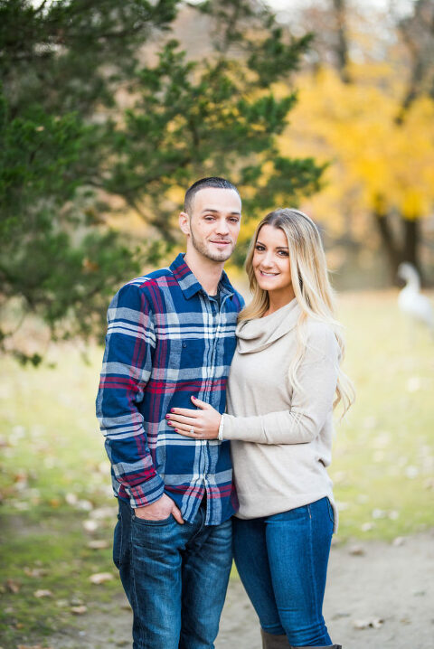Fall Foliage Engagement Session Kaitlyn Ferris Photography Long Island Wedding and Engagement Photographer