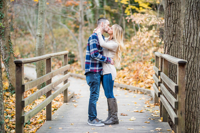 Fall Foliage Engagement Session Kaitlyn Ferris Photography Long Island Wedding and Engagement Photographer
