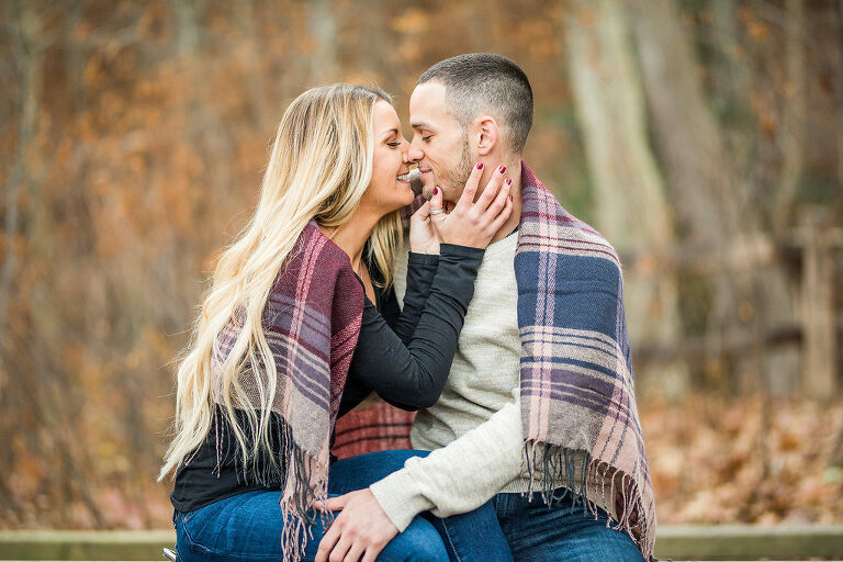 Fall Foliage Engagement Session Kaitlyn Ferris Photography Long Island Wedding and Engagement Photographer