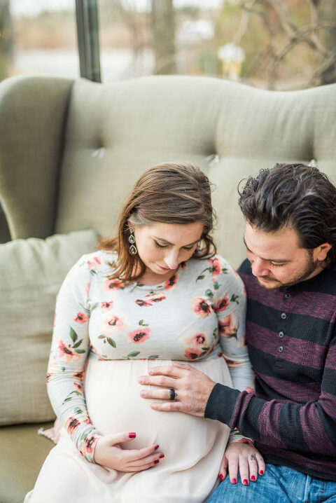 Wintery Maternity Session Kaitlyn Ferris Photography Long Island Wedding and Engagement Photographer