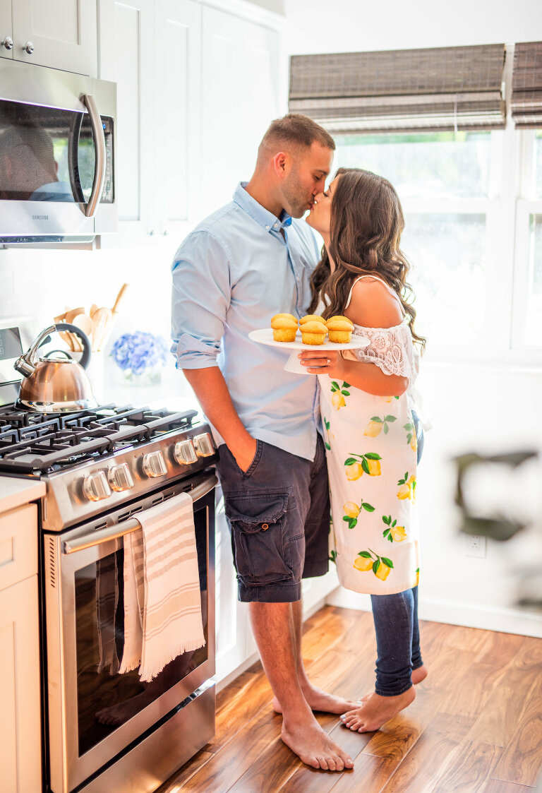 Calverton Engagement Shoot | Engagement Shoot at Home | Rustic Farrm Kitchen Engagement Shoot | North Forrk Wedding Photographer15