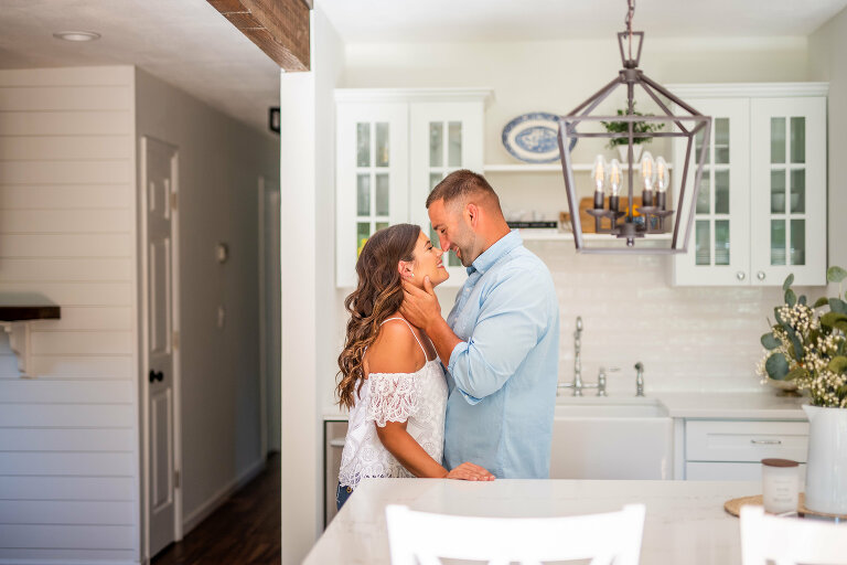 Calverton Engagement Shoot | Engagement Shoot at Home | Rustic Farrm Kitchen Engagement Shoot | North Forrk Wedding Photographer8