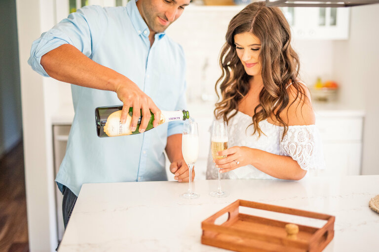 Calverton Engagement Shoot | Engagement Shoot at Home | Rustic Farrm Kitchen Engagement Shoot | North Forrk Wedding Photographer9